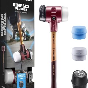 Młotek gumowy (miękki) Halder SIMPLEX-Plusbox Starterkit 3027s025 średnio twardy 4400 g 180 mm 1 szt.