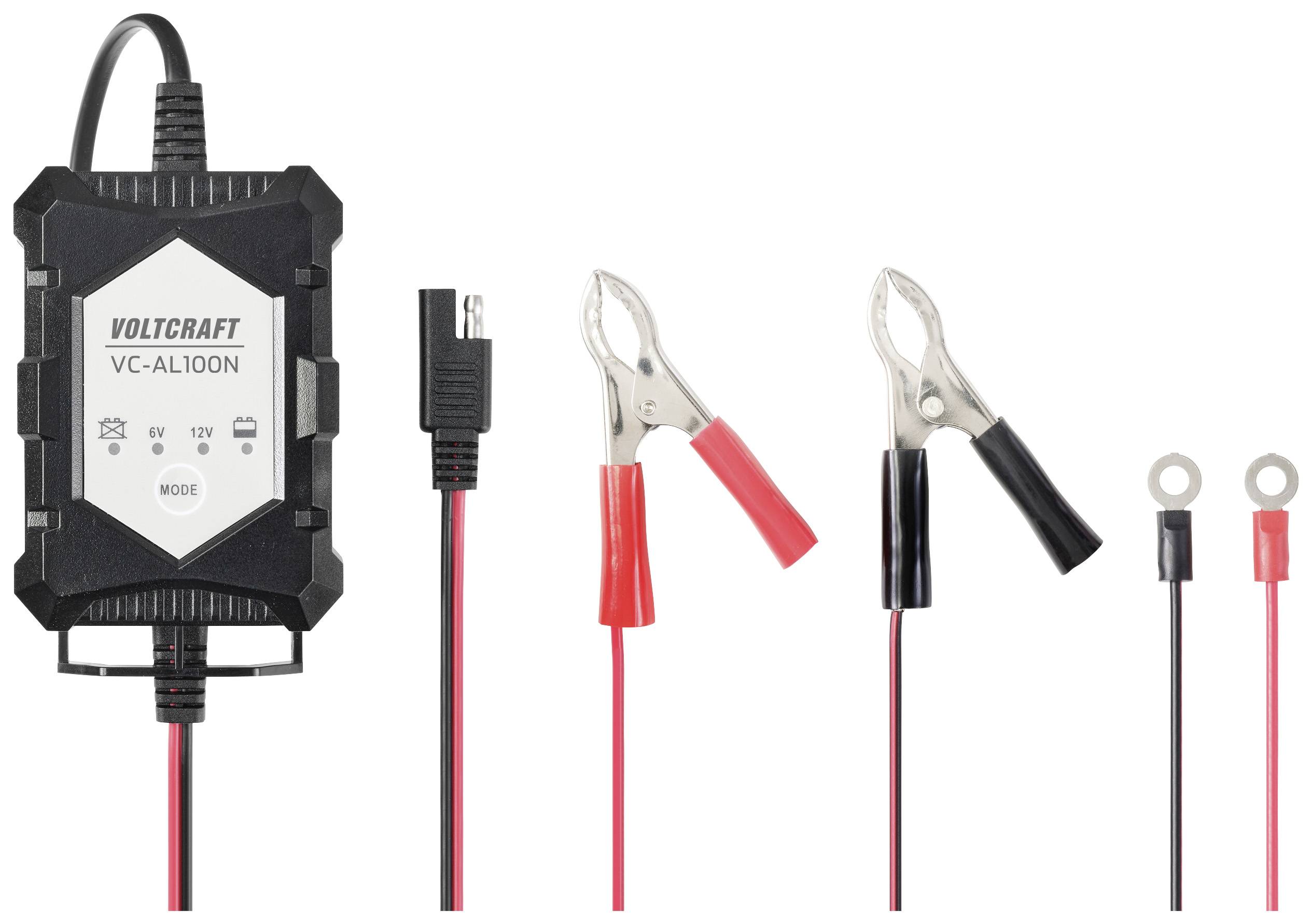 VOLTCRAFT VC-AL100N VC-13188600 Prostownik automatyczny 6 V, 12 V 1 A - obrazek 1