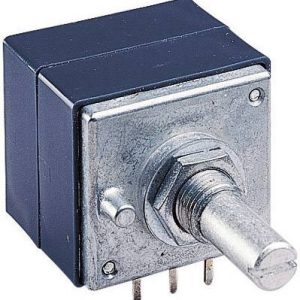 Potencjometr obrotowy pyłoszczelny stereo 0.05 W 10 kΩ ALPS 1 szt. Potencjometr obrotowy pyłoszczelny stereo 0.05 W 10 kΩ ALPS 1 szt.
