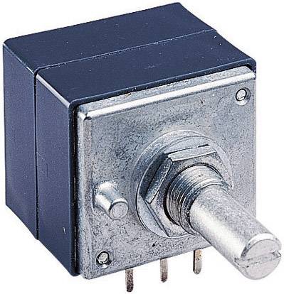 Potencjometr obrotowy pyłoszczelny stereo 0.05 W 10 kΩ ALPS 1 szt.