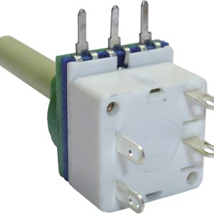 Potencjometr z przełącznikiem Potentiometer Service GmbH 7515, 2 x on / off, 10 kOhm