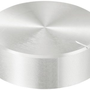 TRU COMPONENTS TC-11696512 Pokrętło z nakładką ze znacznikiem srebrny (Ø x W) 40 mm x 13 mm aluminium, plastik 1 szt. TRU COMPONENTS TC-11696512 Pokrętło z nakładką ze znacznikiem srebrny (Ø x W) 40 mm x 13 mm aluminium, plastik 1 szt.