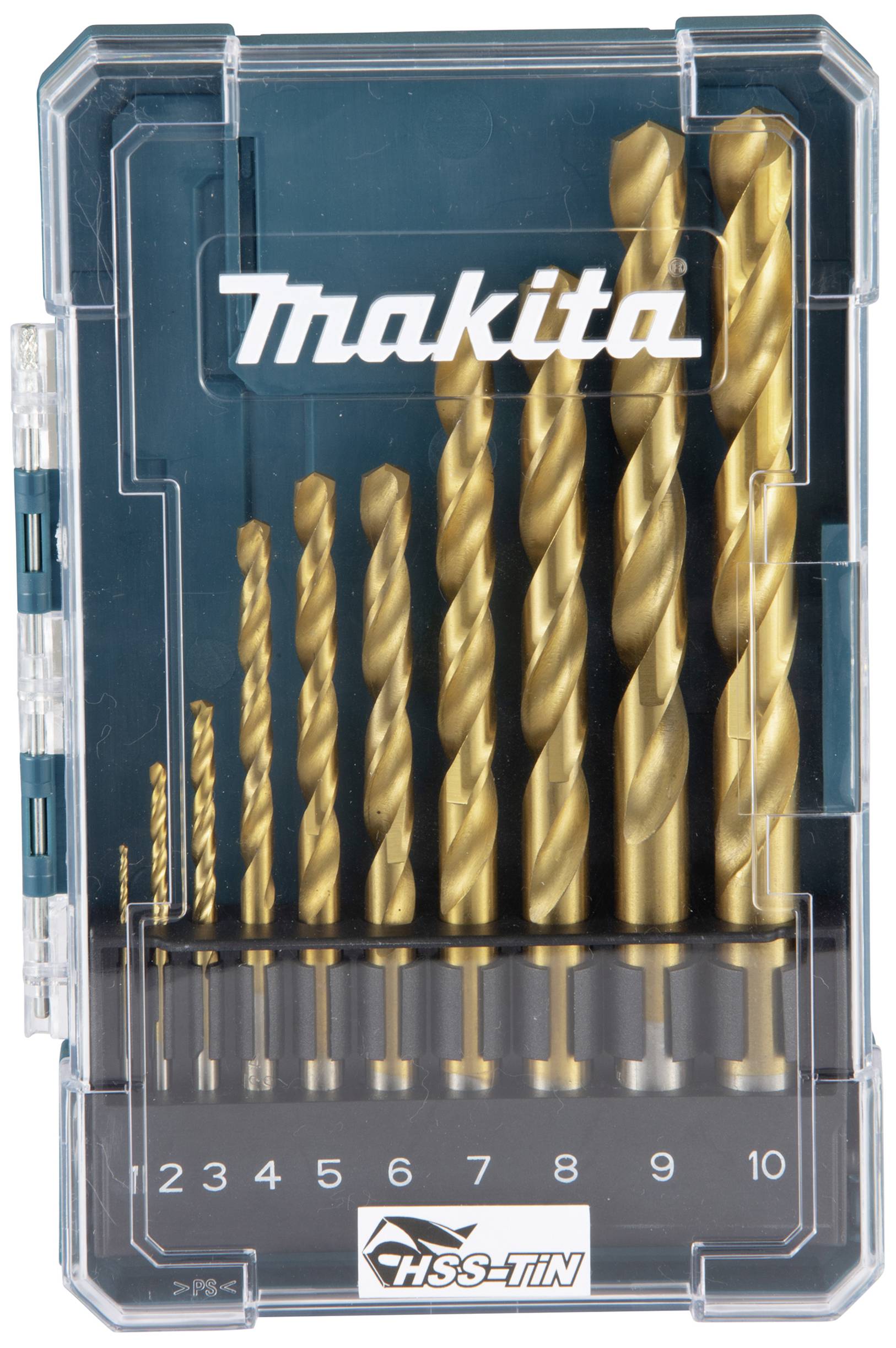 Makita D-72849 D-72849 Zestaw wierteł spiralnych 1 mm, 2 mm, 3 mm, 4 mm, 5 mm, 6 mm, 7 mm, 8 mm, 9 mm, 10 mm 1 szt. - obrazek 1