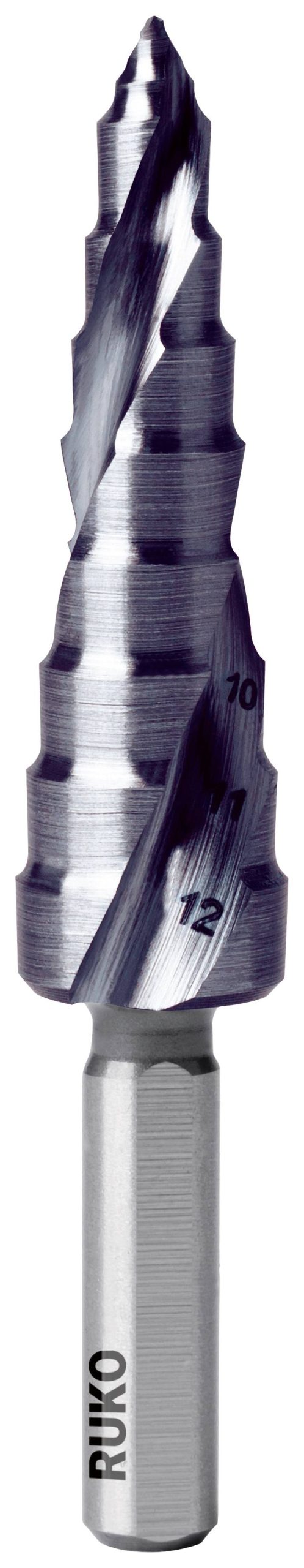 RUKO 101650-9P ULTIMATECUT HSS Wiertło stożkowe stopniowe 1 szt. Długość całkowita 66 mm 1 szt.