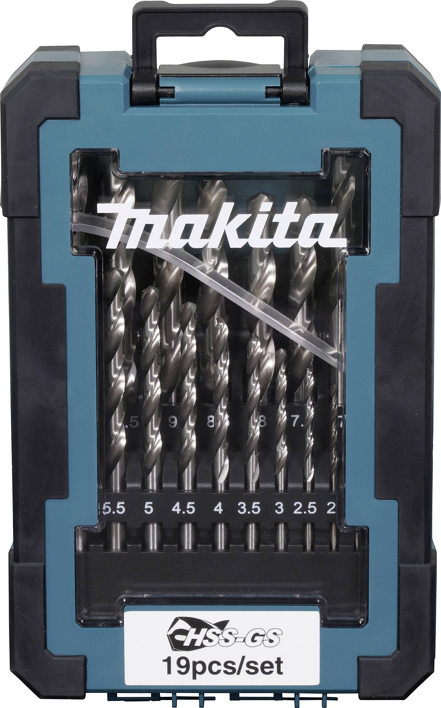 Makita D-78352 Zestaw wierteł krętych do metalu 1 mm, 1.5 mm, 2 mm, 2.5 mm, 3 mm, 3.5 mm, 4 mm, 4.5 mm, 5 mm, 5.5 mm, 6 - obrazek 1