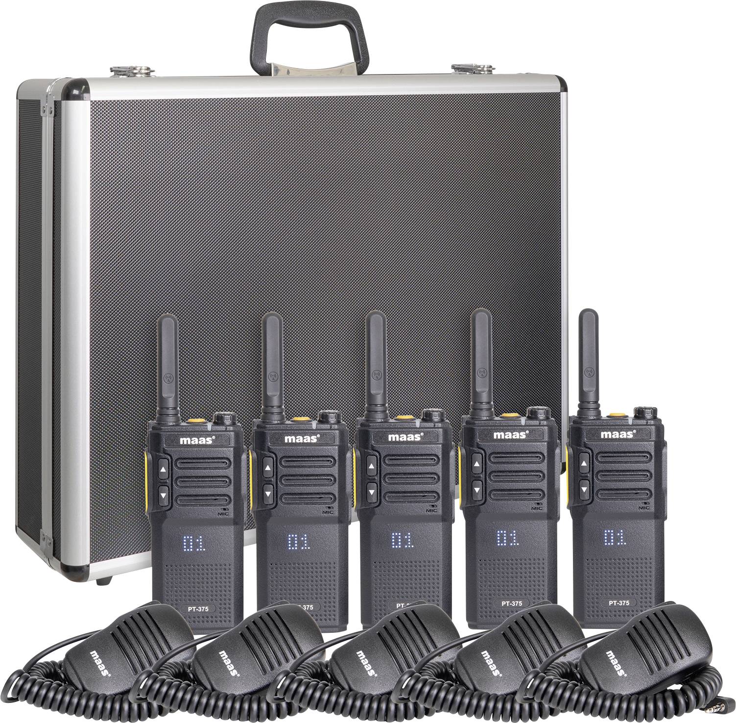 Radiotelefon PMR MAAS Elektronik Team-Set PT-375 KEP-360-K - obrazek 1