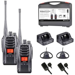 Midland Midland 2er Koffer G13 Pro PMR446+LPD Funkgeräte C1668.S1 Radiotelefon PMR Midland Midland 2er Koffer G13 Pro PMR446+LPD Funkgeräte C1668.S1 Radiotelefon PMR