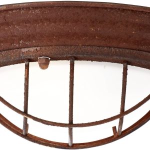 Lampa sufitowa Brilliant Typhoon 94491/60 40 W rdzawy, biały Lampa sufitowa Brilliant Typhoon 94491/60 40 W rdzawy, biały