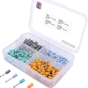 Zestaw końcówek rurkowych TRU COMPONENTS T1903C023 0.14 mm², 0.25 mm², 0.34 mm², 0.50 mm² z częściową izolacją 200 szt. Zestaw końcówek rurkowych TRU COMPONENTS T1903C023 0.14 mm², 0.25 mm², 0.34 mm², 0.50 mm² z częściową izolacją 200 szt.