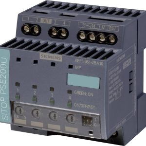 Zasilacz na szynę Siemens SITOP PSE 200U, 4 x 10 A, 24 V/DC Zasilacz na szynę Siemens SITOP PSE 200U, 4 x 10 A, 24 V/DC