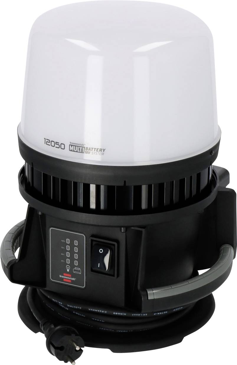 Reflektor budowlany Brennenstuhl 12050 MH 1173700003 EEK E (A - G) 100 W 12000 lm białe światło dzienne - obrazek 1