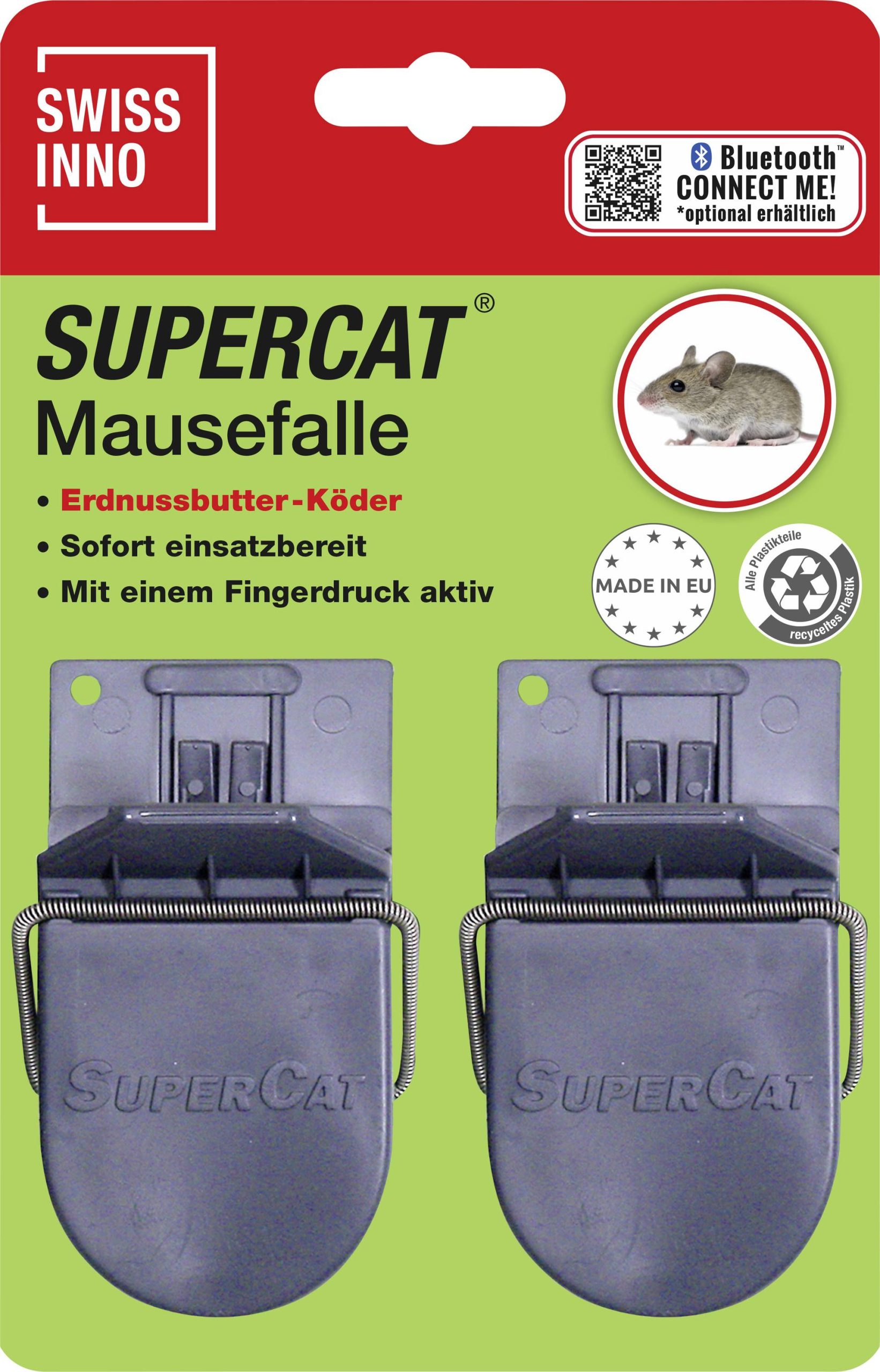 Swissinno SuperCat Pułapka na myszy wabienie 2 szt. - obrazek 1