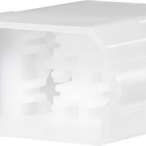 TE Connectivity Obudowa złącza pin żeńskiego na kabel FASTIN-FASTON Ilość pinów 4 Wymiary siatki: 10.80 mm 180901 1 szt.