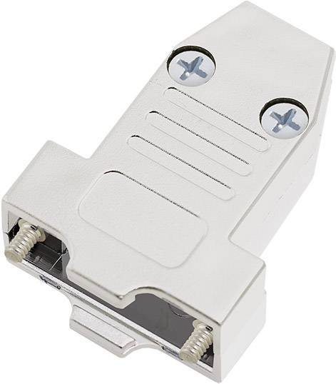 encitech DTNT09-M-K 1060-0105-01 Obudowa złącza D-SUB Ilość styków: 9 tworzywo sztuczne, metalizowane 180 ° srebrny 1 sz