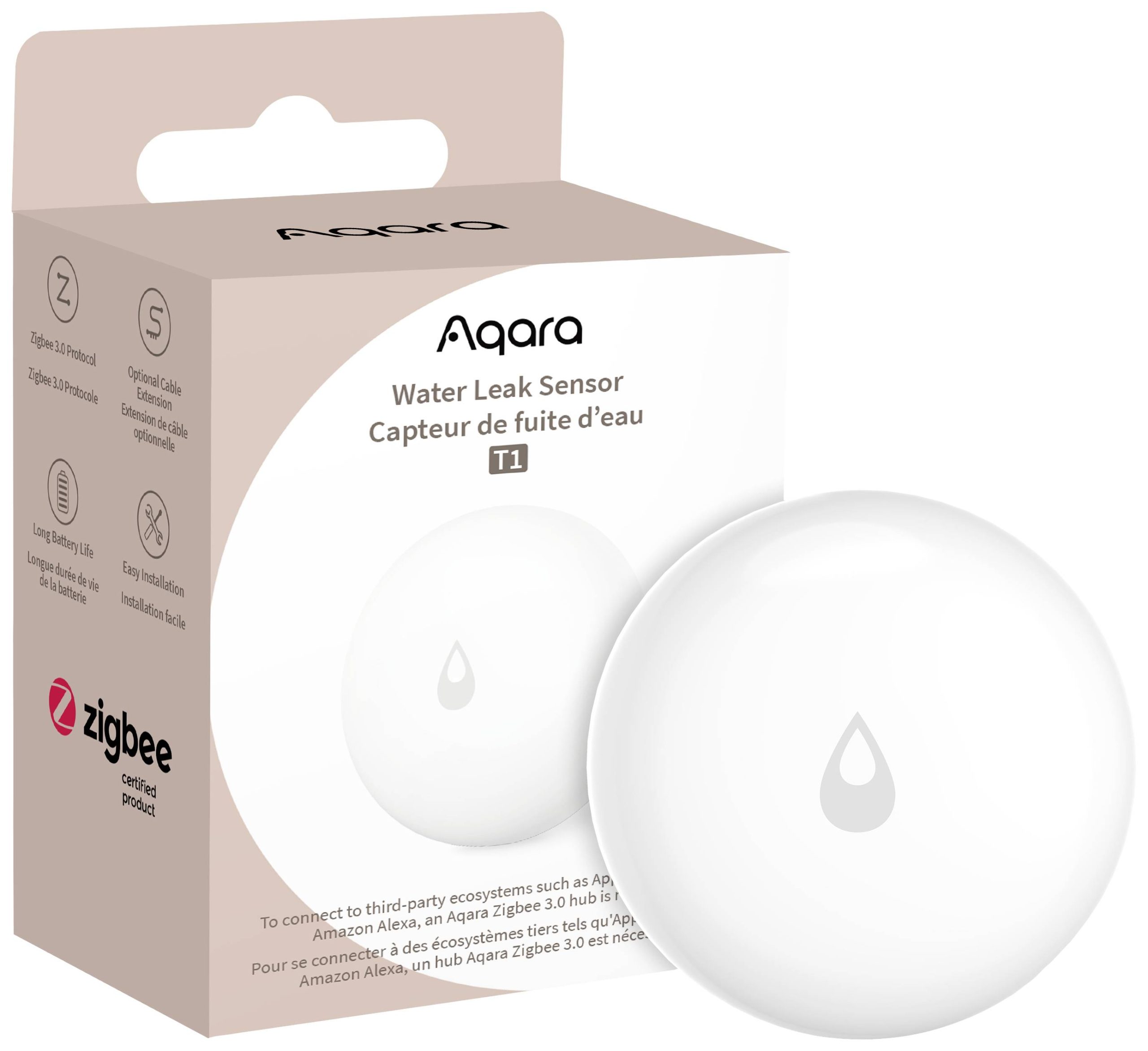 Aqara Czujnik wody WL-S02D biały - obrazek 1