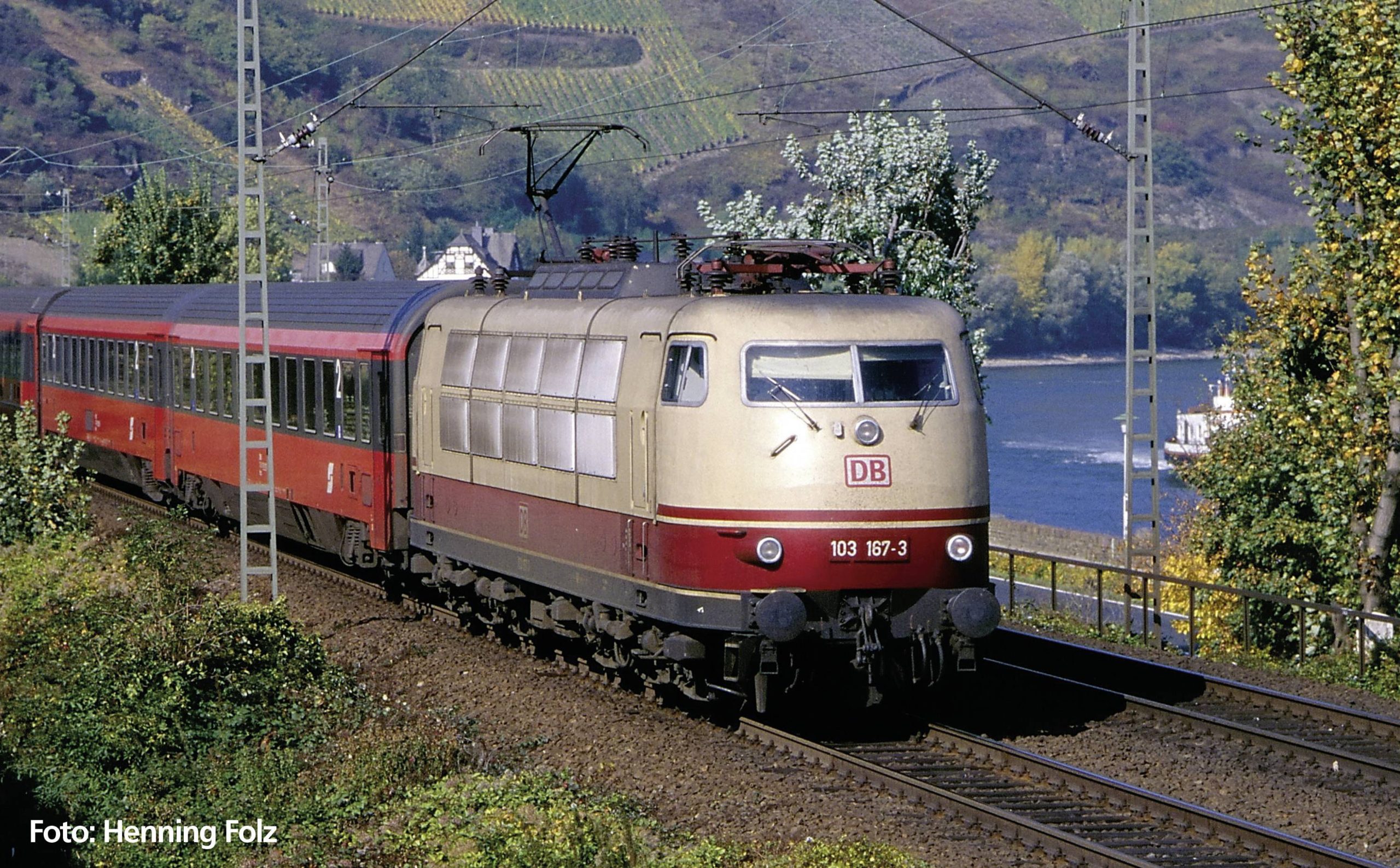 Piko H0 51689 Lokomotywa elektryczna H0 BR 103 krótka DB AG - obrazek 1