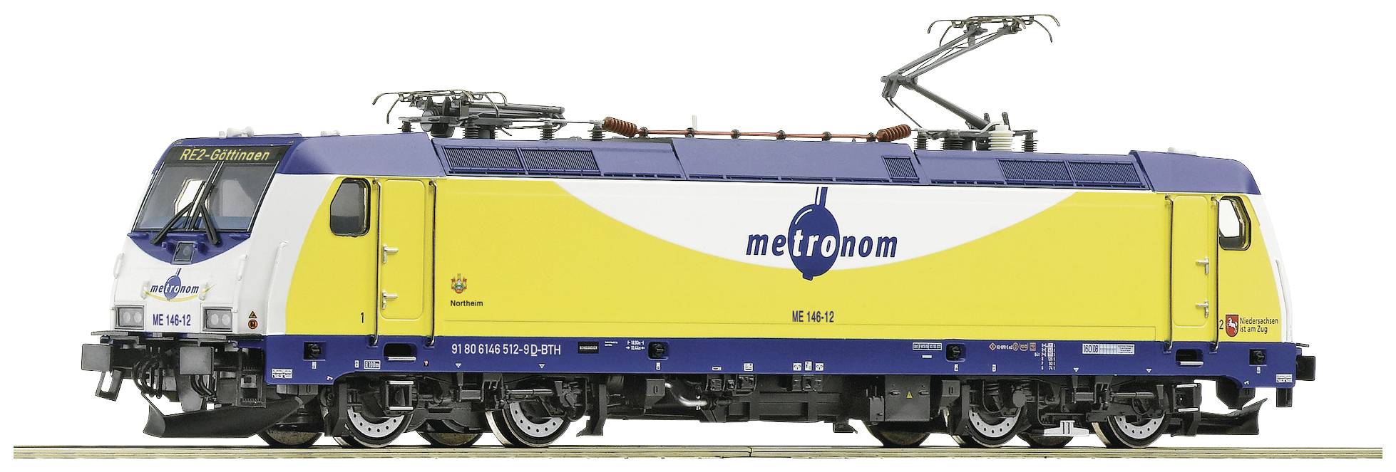 Roco 7510037 Lokomotywa elektryczna H0 ME 146-12 z metronomem - obrazek 1