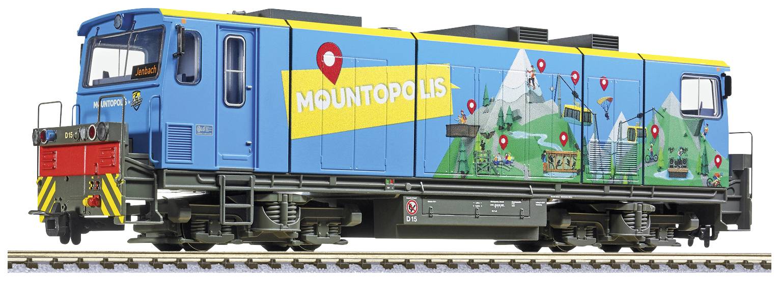 Liliput L142113 Lokomotywa spalinowa H0e D15 MOUNTOPOLIS letnia kolej Zillertalbahn - obrazek 1