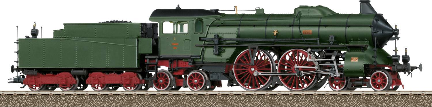 TRIX H0 25015 Pociąg ekspresowy H0 Parowóz S 2/6 Muzeum Transportu w Norymberdze - obrazek 1