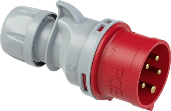 Wtyczka PCE 025-6tt, 400 V, 32 A, IP44
