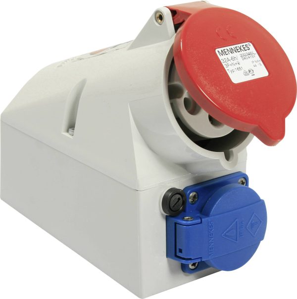 Gniazdo naścienne CEE AS Schwabe 60438 32 A 400 V