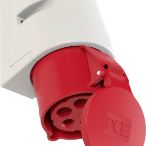 Gniazdo naścienne CEE PC Electric 125-6 32 A 230 V, 346 V Gniazdo naścienne CEE PC Electric 125-6 32 A 230 V, 346 V