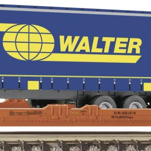 Wagon kontenerowy Fleischmann 6660083 Wagon kieszeniowy N Sdgnss/T5 Wascosa Wagon kontenerowy Fleischmann 6660083 Wagon kieszeniowy N Sdgnss/T5 Wascosa