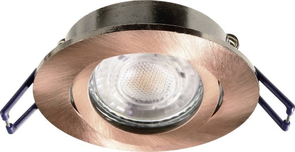Lampa punktowa, sufitowa Deko Light Samsola, rund, Kupfer 110038 GU10