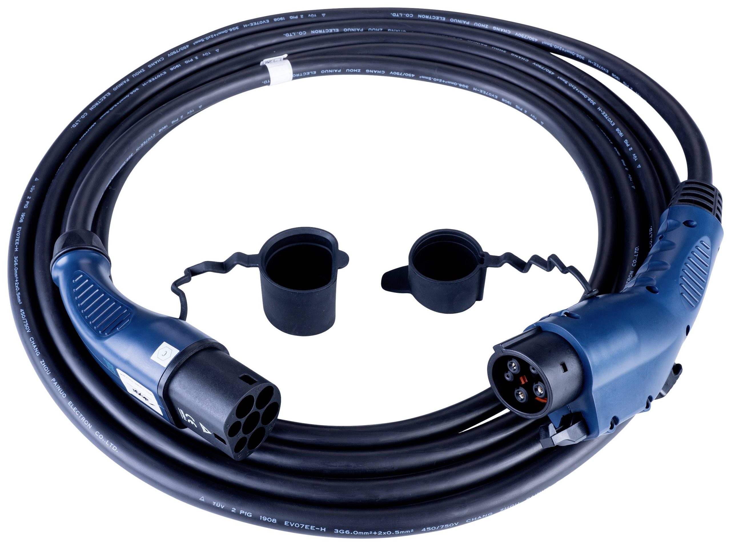 Kabel do ładowania samochodów elektrycznych Akyga AK-EC-08 6 m - obrazek 1