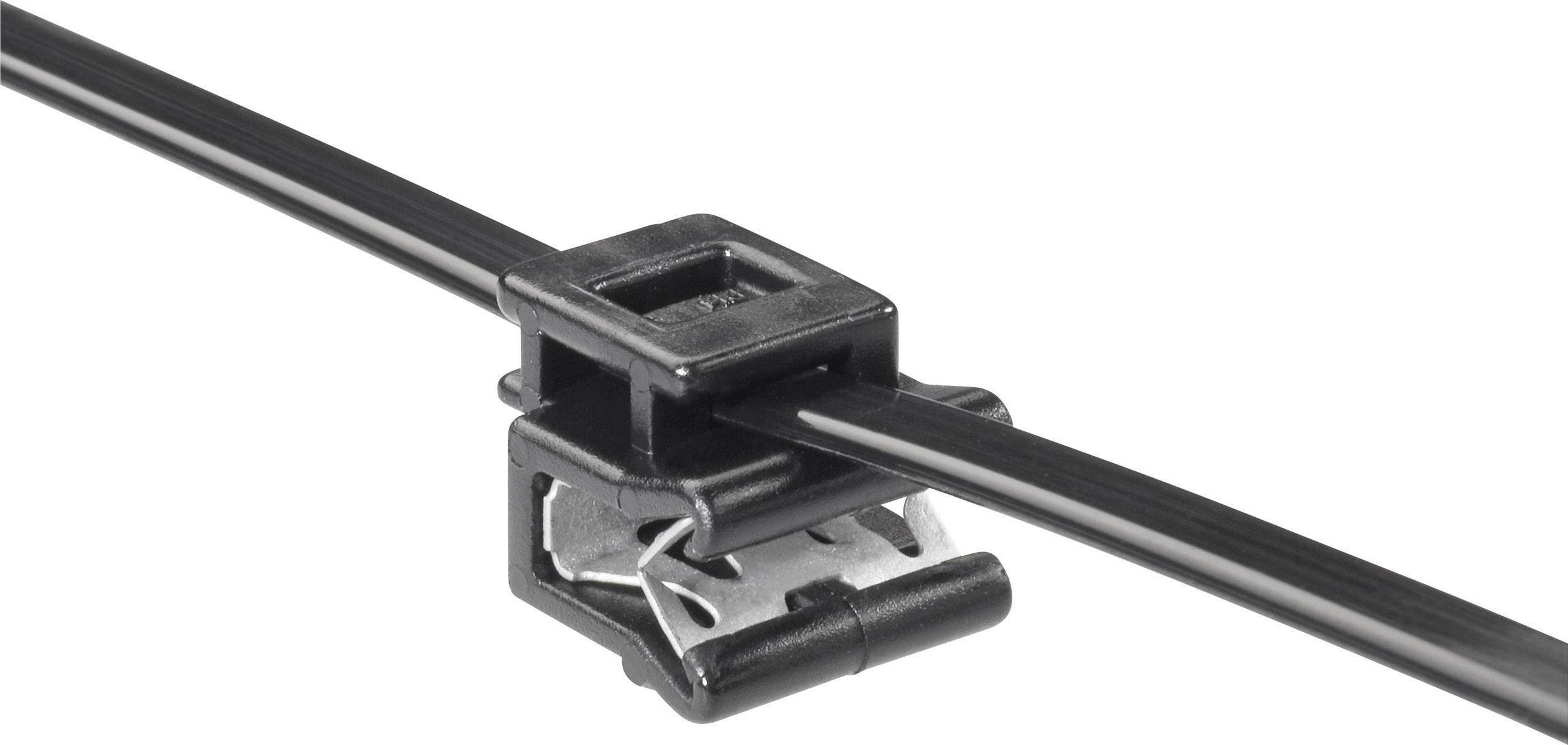 Opaska kablowa T50ROSEC5A-MC5-BK-D1 Kolor producenta: czarny HellermannTyton 150-40591 1 szt. - obrazek 1