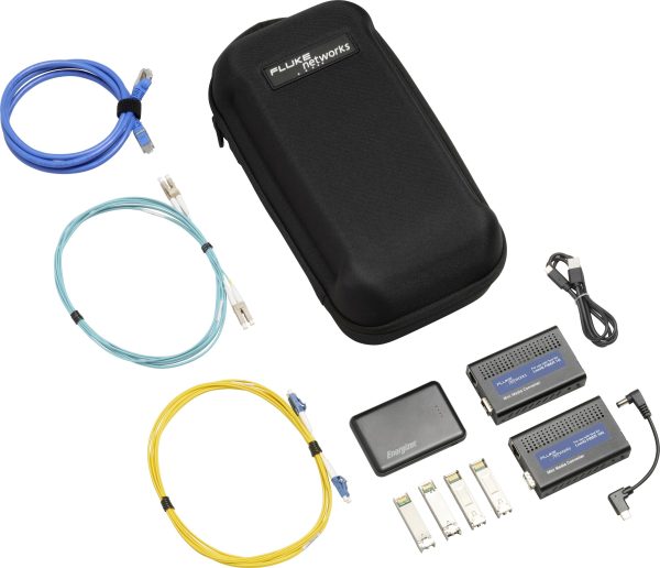 Fluke Networks FMC-10G Konwerter mediów światłowodowych Pasuje do: Włókno szklane, 10 Gbit/s