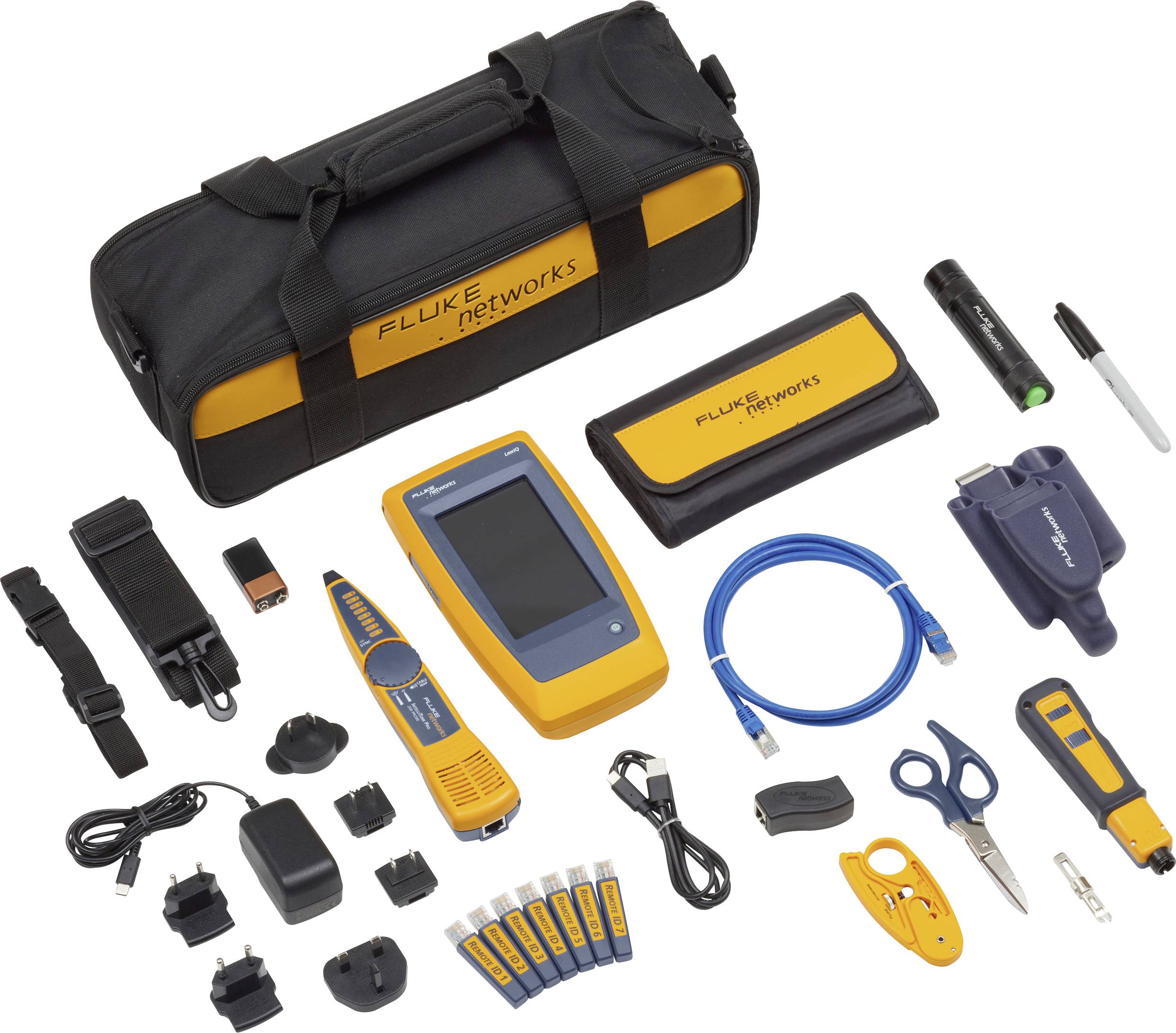 Fluke Networks LIQ-KIT-IS60 Przemysłowy tester kabli, sieci i WiFi Pasuje do: 10 Gbit/s - obrazek 1