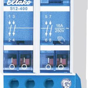 Eltako 21400030 Przełącznik przepięciowy S12-400-230V, 2300 W, 10 A Eltako 21400030 Przełącznik przepięciowy S12-400-230V, 2300 W, 10 A