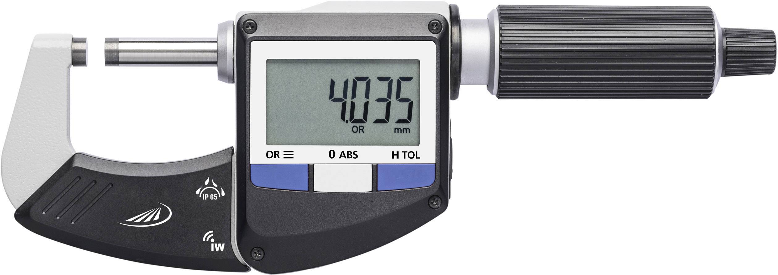 HELIOS PREISSER IP65 186641060 Mikrometr ze wskaźnikiem cyfrowym 0 - 25 mm Odczyt: 0.001 mm - obrazek 1