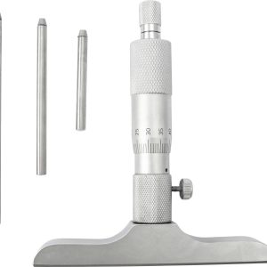 Dasqua 4611-8115 Mikrometr głębokości ze skalą kontrolną 0 – 75 mm DIN 863 Dasqua 4611-8115 Mikrometr głębokości ze skalą kontrolną 0 – 75 mm DIN 863