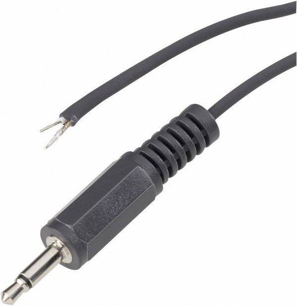 Złącze męskie jack 3,5 mm XL-AC35DG złącze męskie jack 3,5 mm – z wolnym końcem mono VOLTCRAFT 93025c205 1.80 m 1 szt.