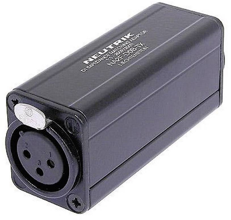 Adapter XLR NA2F-D0B-TX złącze żeńskie XLR - złącze żeńskie RCA/cinch Neutrik NA2F-D0B-TX 1 szt. - obrazek 1