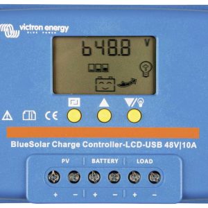 Solarny regulator ładowania Victron Energy Blue-Solar PWM-LCD&USB PWM 48 V 10 A Solarny regulator ładowania Victron Energy Blue-Solar PWM-LCD&USB PWM 48 V 10 A