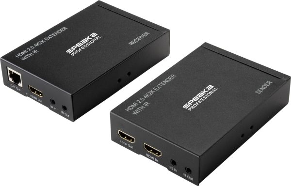 SpeaKa Professional SP-HDE-300 HDMI Ekstender przez kabel sieciowy RJ45 60 m