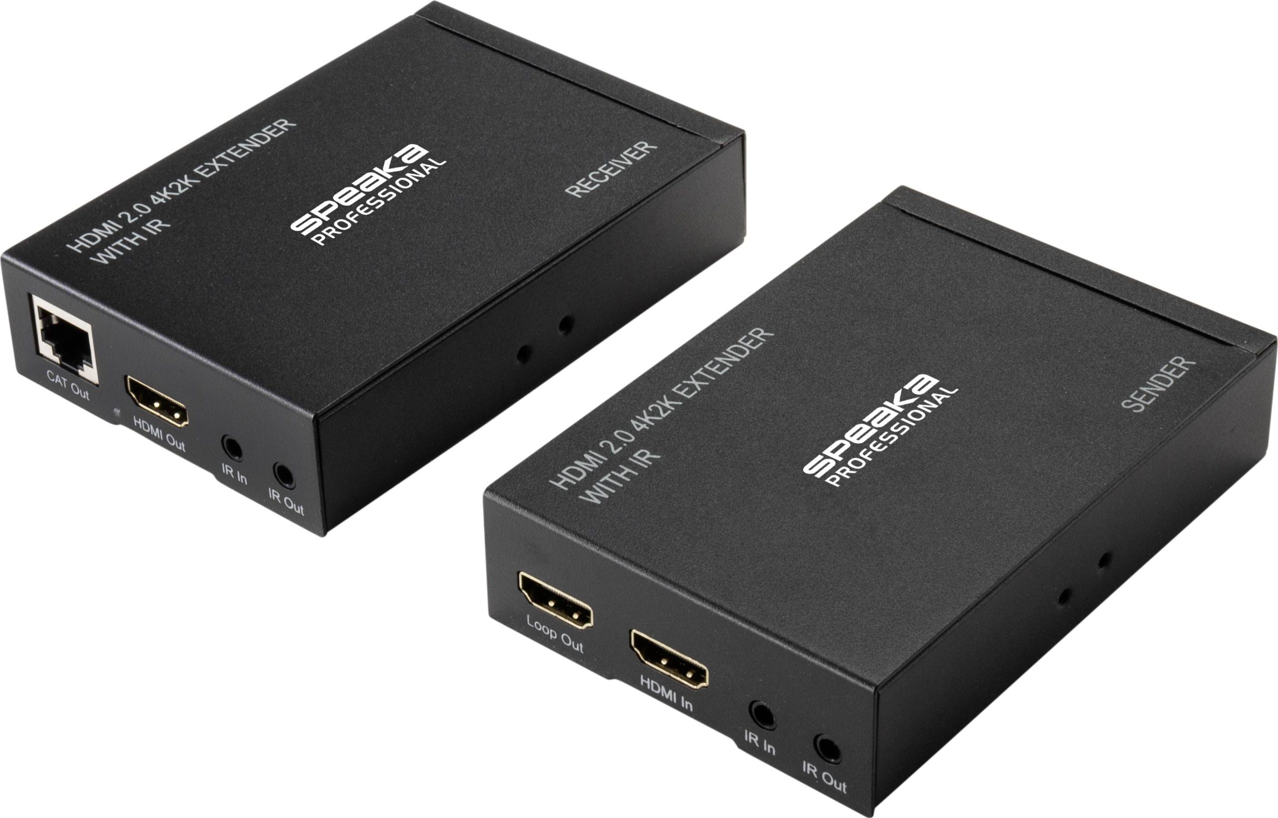SpeaKa Professional SP-HDE-300 HDMI Ekstender przez kabel sieciowy RJ45 60 m - obrazek 1