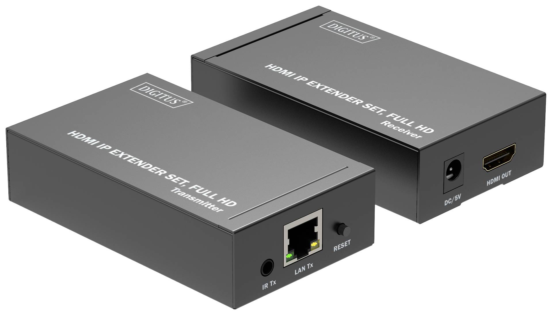 Digitus DS-55517 HDMI Ekstender HDMI przez kabel sieciowy RJ45 120 m - obrazek 1