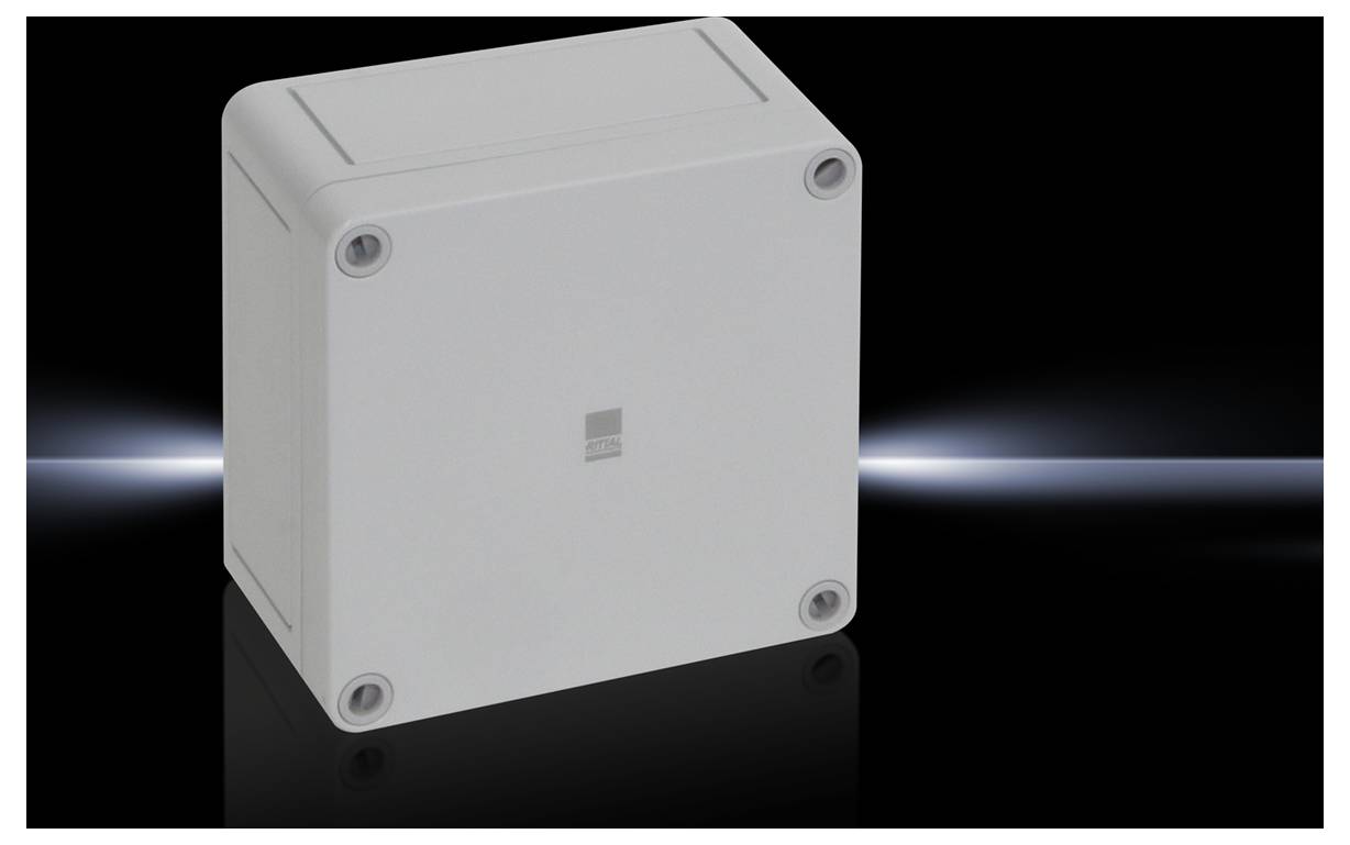 Obudowa instalacyjna Rittal PK 9506.000 9506.000, poliwęglan, 110 x 110 x 66, szaro-biały (ral 7035), 1 szt. - obrazek 1