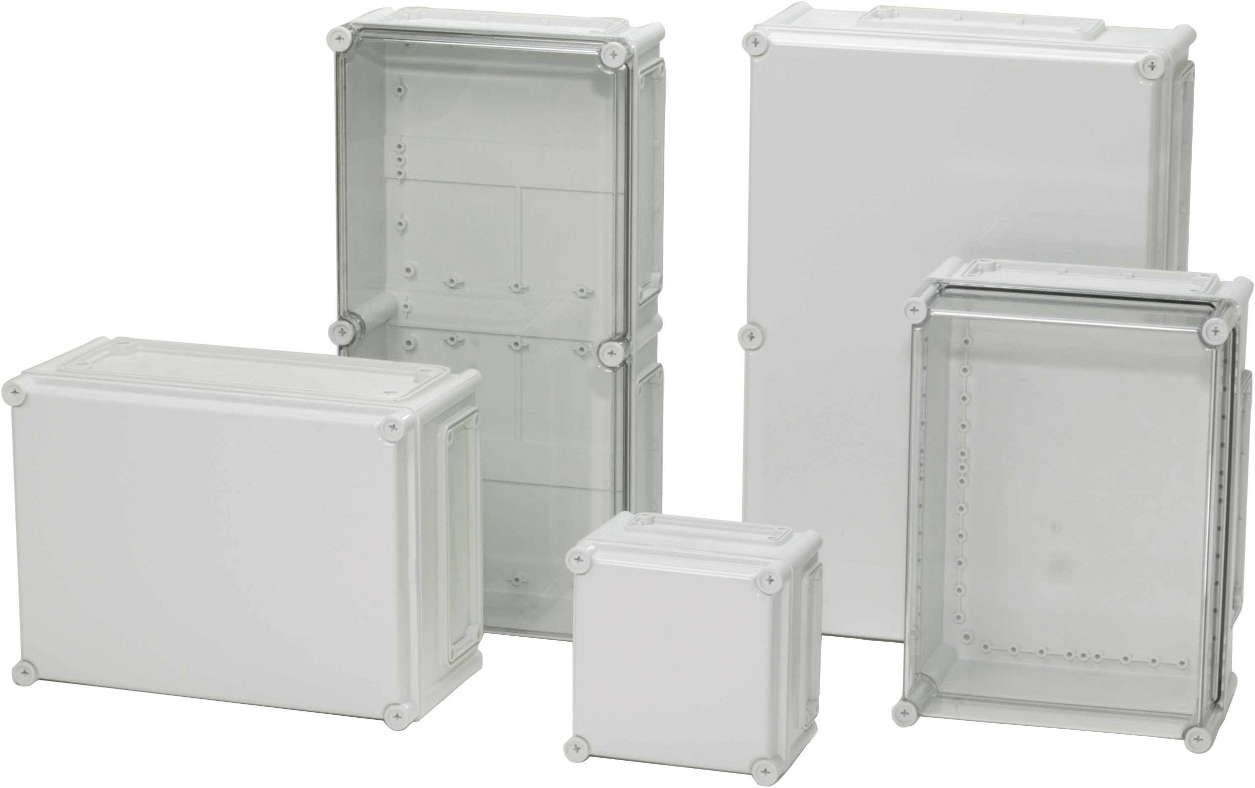 Fibox PC 2819 13 G-2FSH Obudowa instalacyjna 280 x 190 x 130 poliwęglan szaro-biały (ral 7035) 1 szt. - obrazek 1