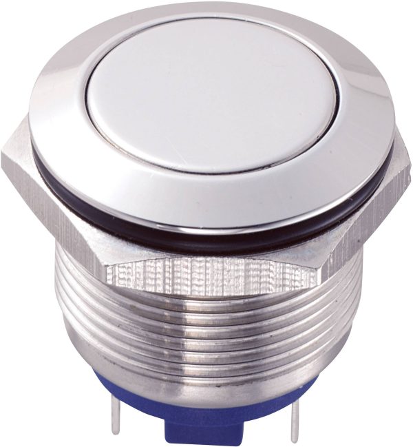 Przycisk wandaloodporny chwilowy TRU COMPONENTS GQ19F-10/J/S, 1 x wył/(wł), 1 szt.
