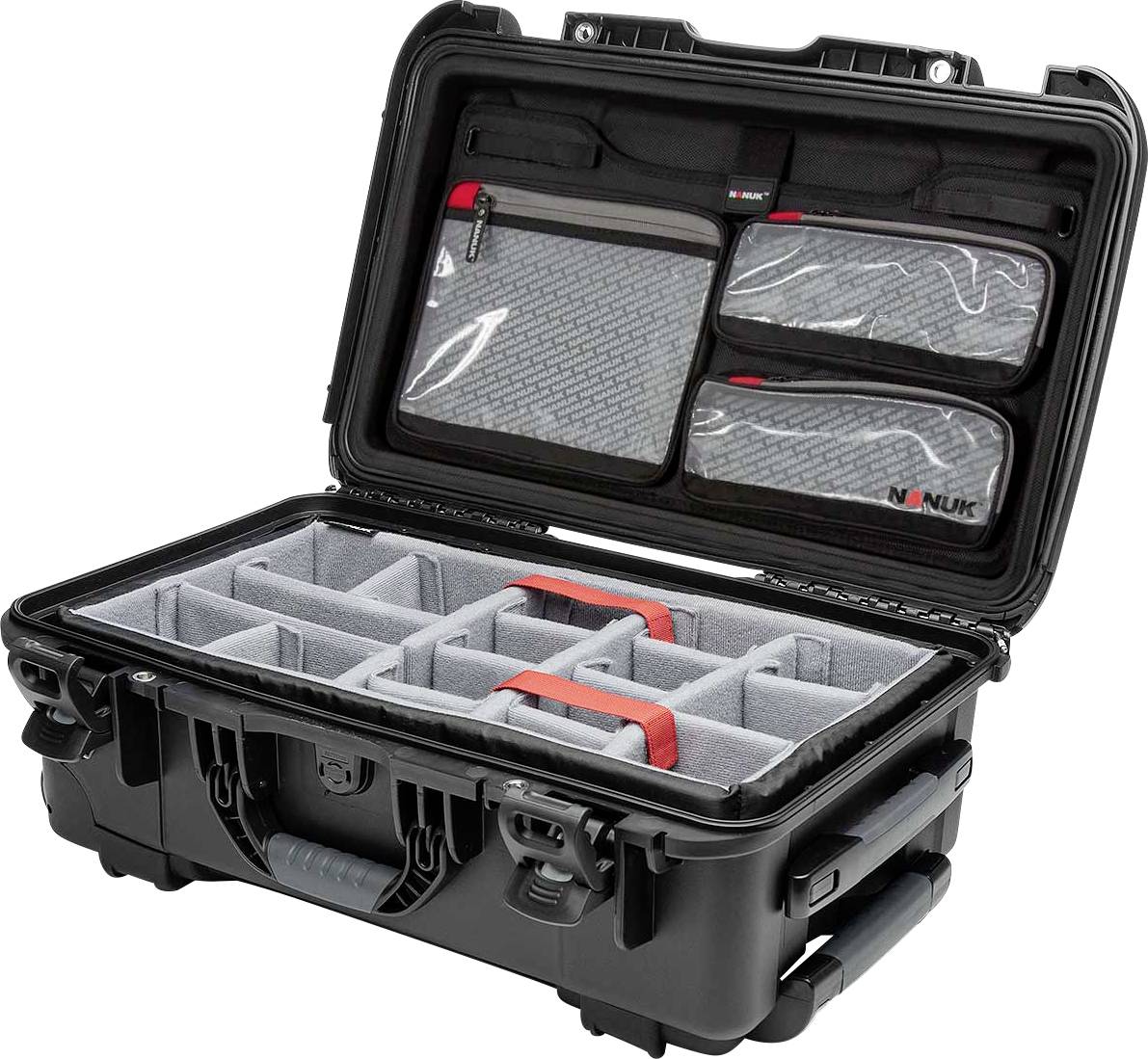Walizka transportowa NANUK 935S-060BK-0A0, (S x W x G) 521 x 191 x 287 mm, czarny - obrazek 1