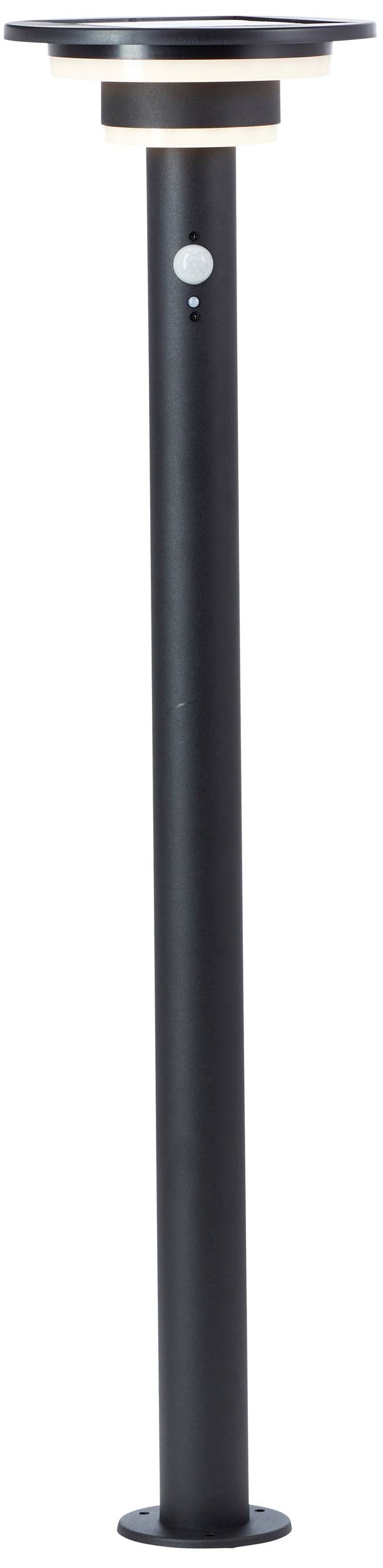 Solarna latarnia zewnętrzna z czujnikiem ruchu Brilliant Garvina G40407/06 3 W 430 lm IP44 - obrazek 1