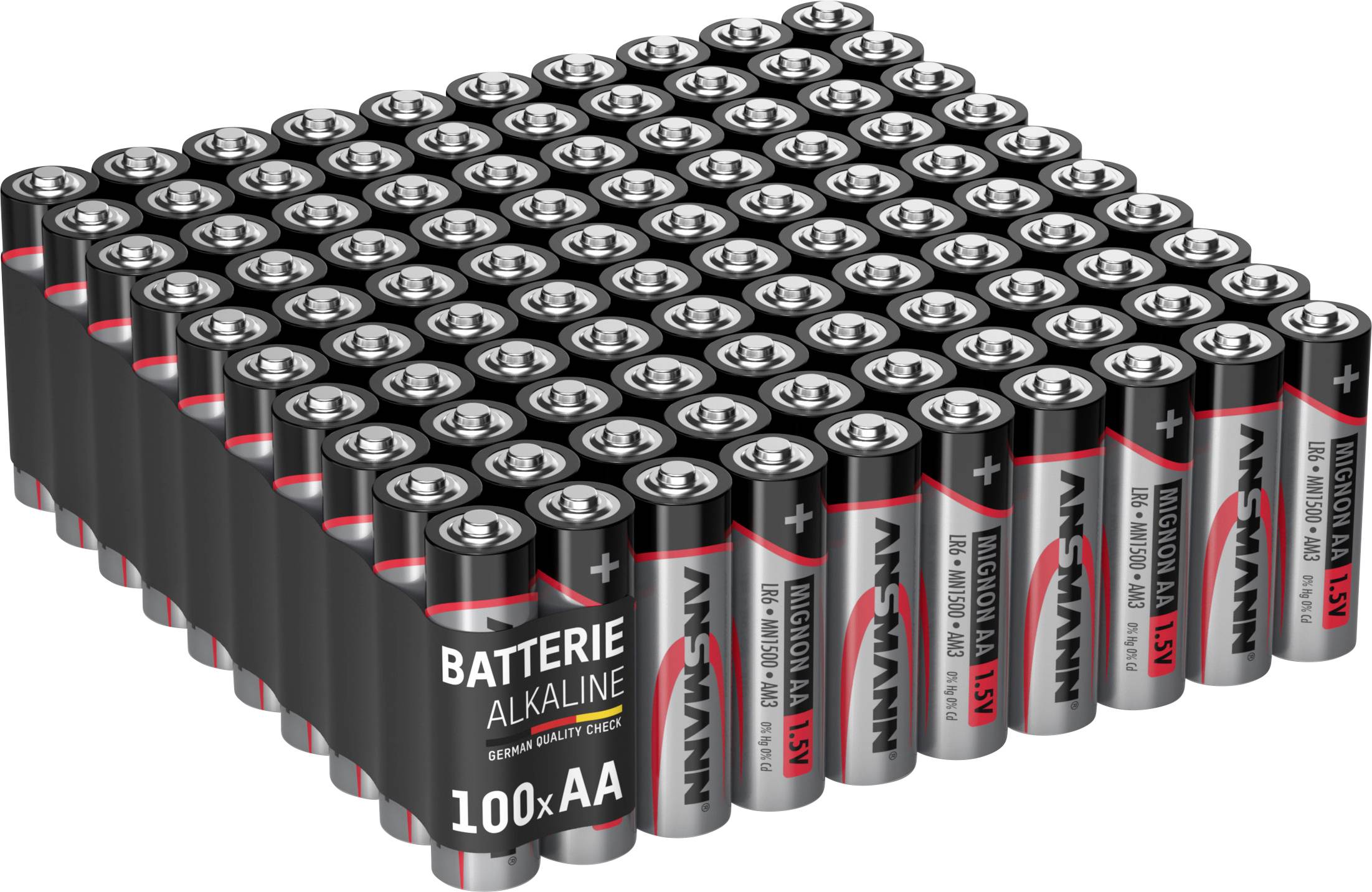 Baterie AA Ansmann Mignon AA LR6 100er Box 1522-0043, 1.5 V, alkaliczno-manganowe, 100 szt. - obrazek 1