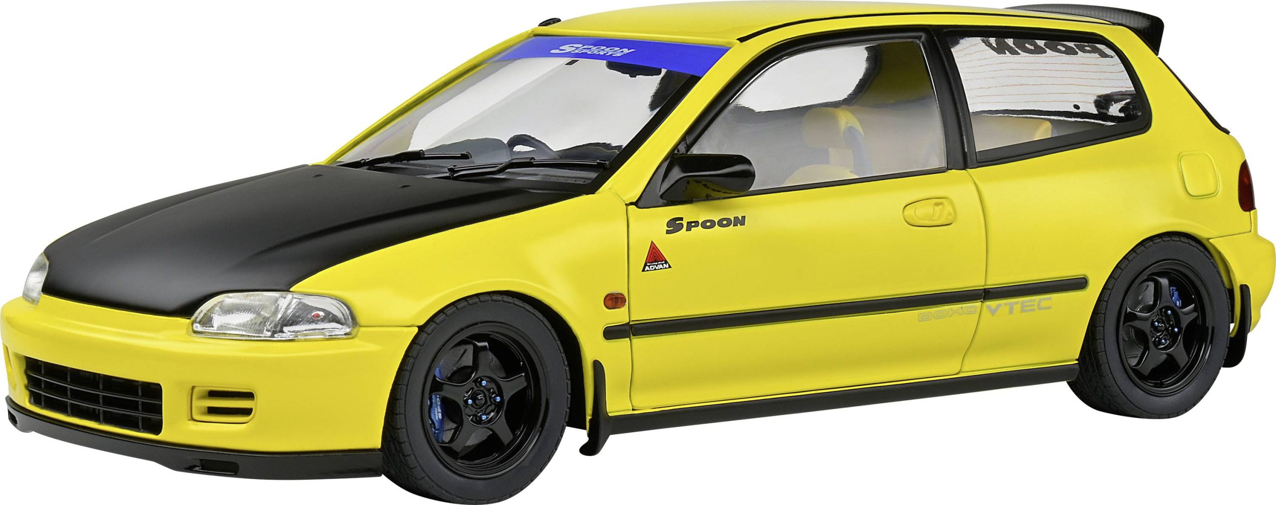 Solido Honda Civic (EG6) 1991 gelb 1:18 Model samochodu - obrazek 1
