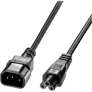 kabel zasilający IEC LINDY Lindy – Spannungsversorgungs-Verlängerungskabel 30340, 1.00 m, 1 szt.