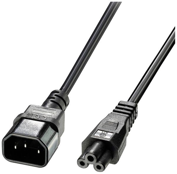 kabel zasilający IEC LINDY Lindy – Spannungsversorgungs-Verlängerungskabel 30340, 1.00 m, 1 szt.
